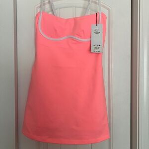 Alo airbrush streamlined dress neon bubblegum